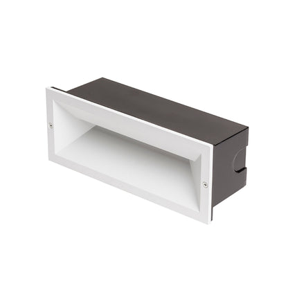 RAGG inbouw wandlamp buiten wit sfeerbeeld