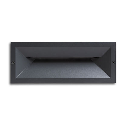 RAGG inbouw wandlamp buiten zwart detail