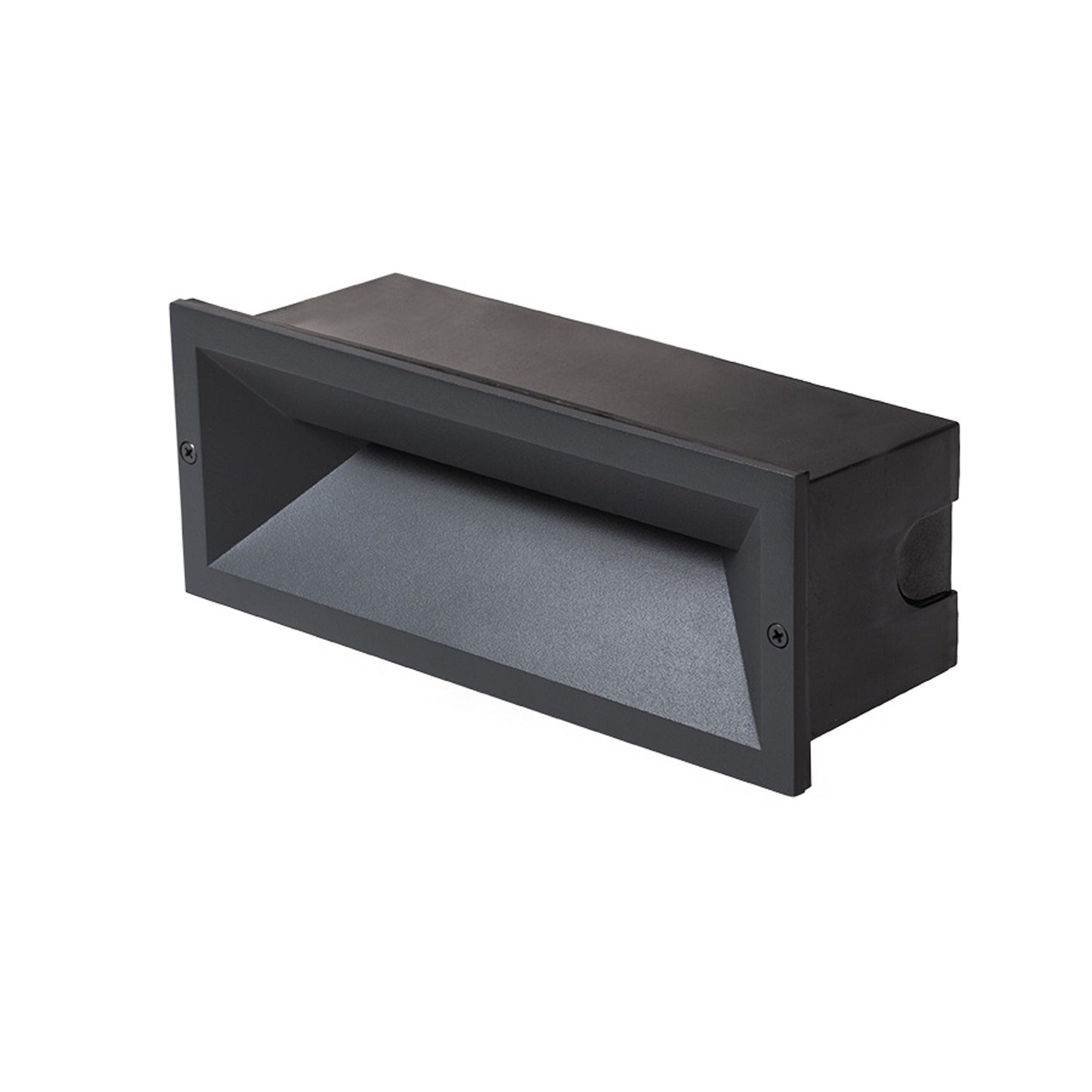 RAGG inbouw wandlamp buiten zwart sfeerbeeld trap