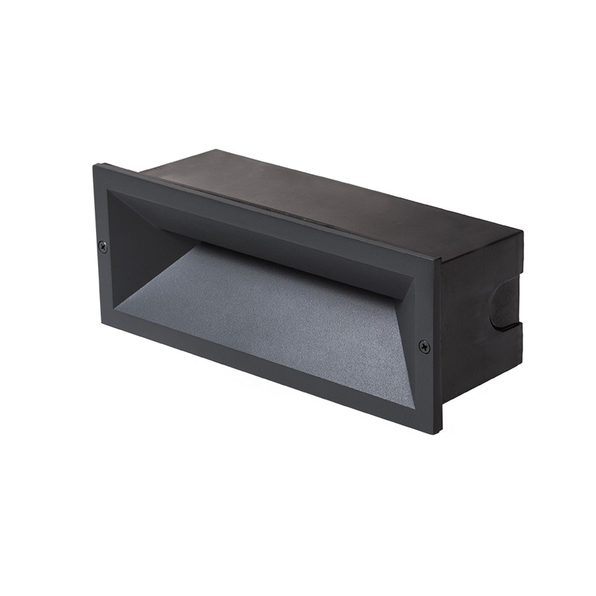 RAGG inbouw wandlamp buiten zwart sfeerbeeld trap
