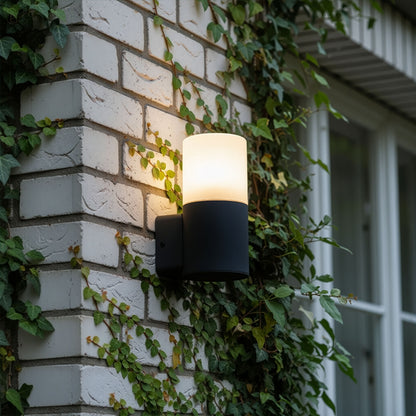 BONNIE lampada da parete | lampada da parete per esterni con vetro opalino | E27 | IP44 | grigio antracite | con o senza lampadina
