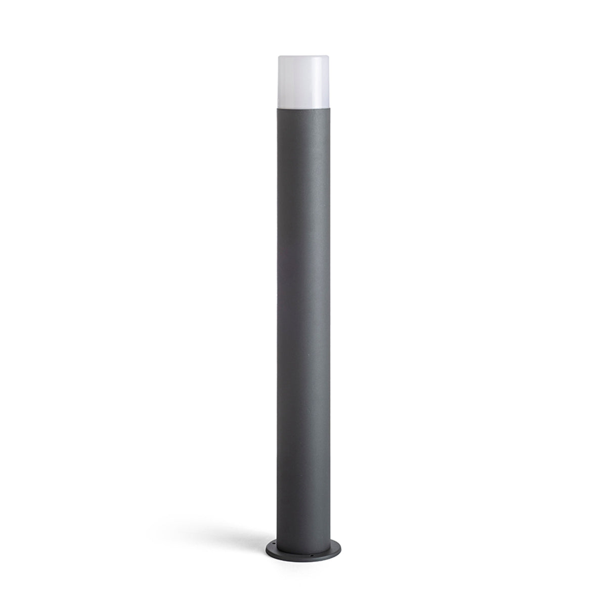 BONNIE BOLLARD | tuinpaal 80 cm met opaal glas | E27 | IP44 | antracietgrijs | met of zonder lichtbron