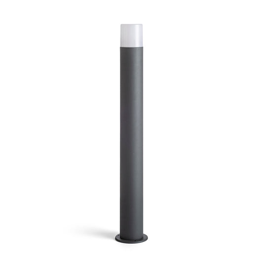 BONNIE BOLLARD | tuinpaal 80 cm met opaal glas | E27 | IP44 | antracietgrijs | met of zonder lichtbron