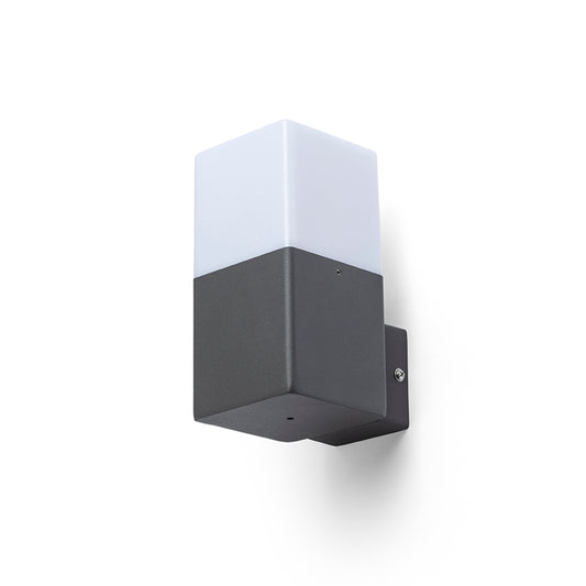 CLYDE WALL | buiten wandlamp | E27 | IP44 | antracietgrijs | met of zonder lichtbron