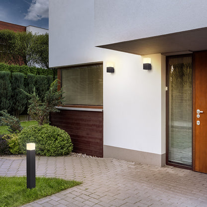 CLYDE WALL | buiten wandlamp | E27 | IP44 | antracietgrijs | met of zonder lichtbron