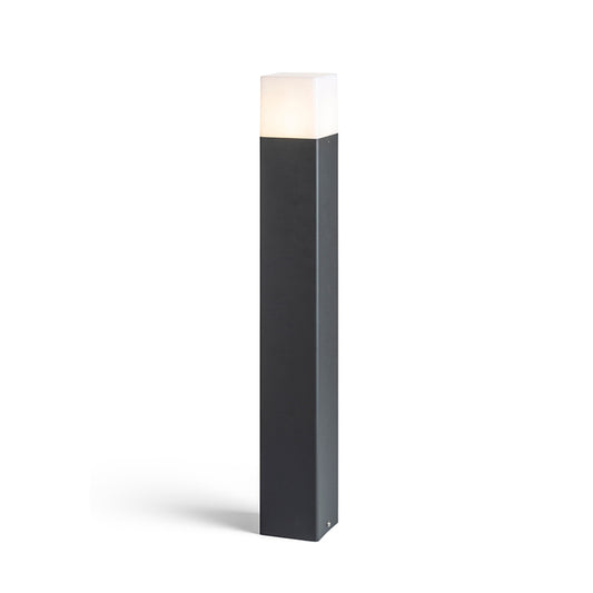 CLYDE BOLLARD | tuinpaal 60 cm | E27 | IP44 | antracietgrijs | met of zonder lichtbron