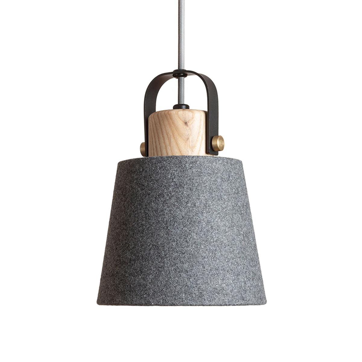 CHOUPETTE | hanglamp met textielkap en hout | E27 | met of zonder lichtbron