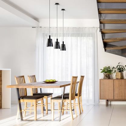BELLINI LED | stropna svjetiljka od stakla | 5W 600lm 3000K | crna s dimnim staklom