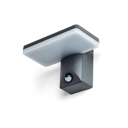 RINA PIR | buiten wandlamp met bewegingssensor | LED 12W 900lm 3000K | IP65 | antraciet