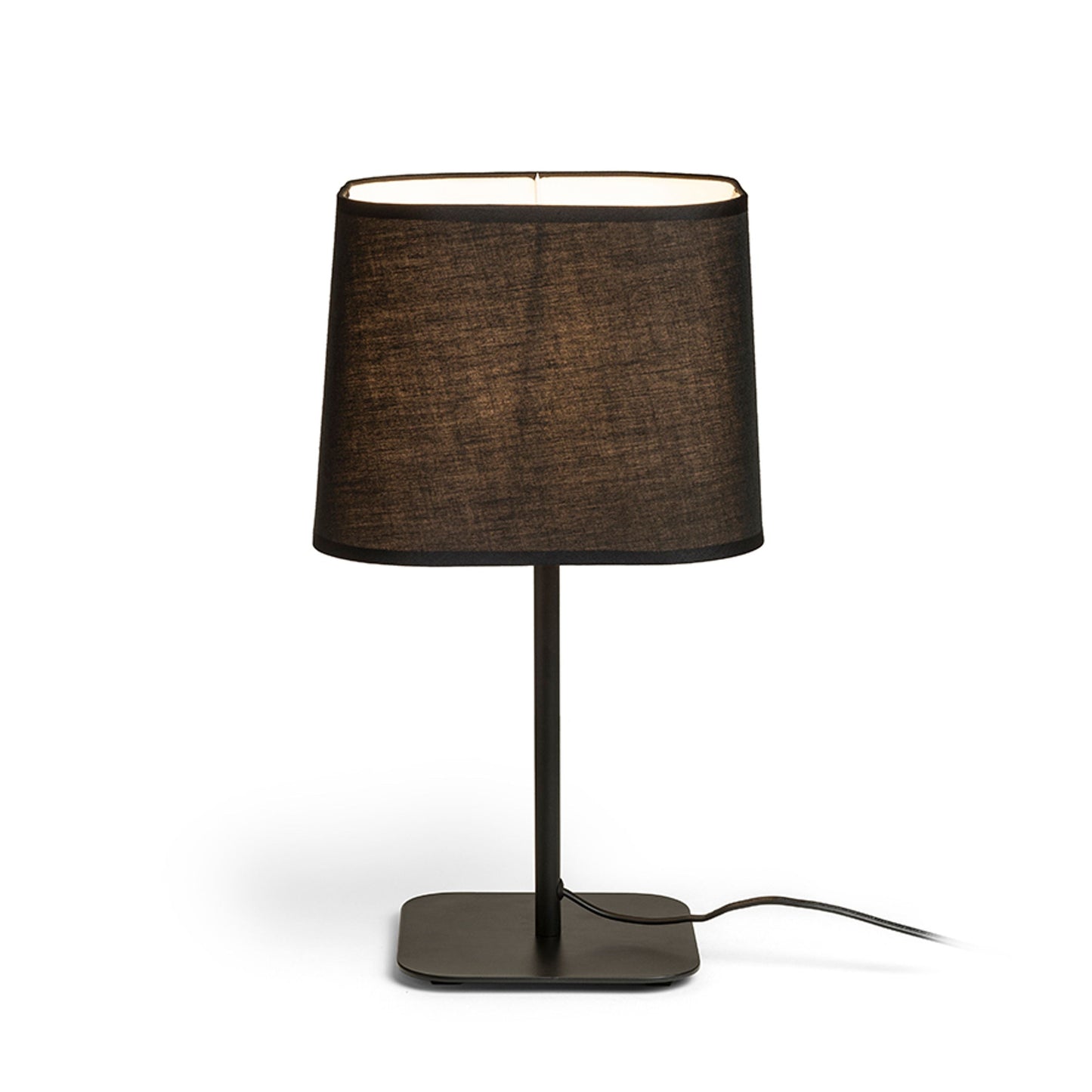 PERTH | tafellamp met hoekige textielkap | E27 max 11W | 46,5 cm | 2 kleuren