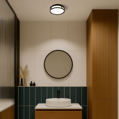 GRANDE LED 25 | taklampe til bad | 12W 900lm 3000K | opalglass 25 cm | IP44