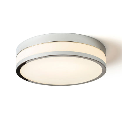 CIRA 35 | taklampe til bad | LED 24W 1700lm 3000K | opalglass 35 cm | IP44 | krom eller svart