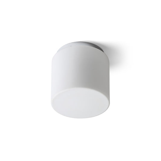 ARANA R 17 | plafondlamp badkamer | E27 | opaalglas op chroom 17 cm | IP44 | met of zonder lichtbron