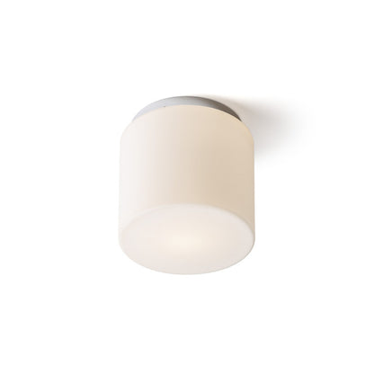 ARANA R 17 | lámpara de techo para baño | E27 | vidrio opalino sobre cromo 17 cm | IP44 | con o sin fuente de luz