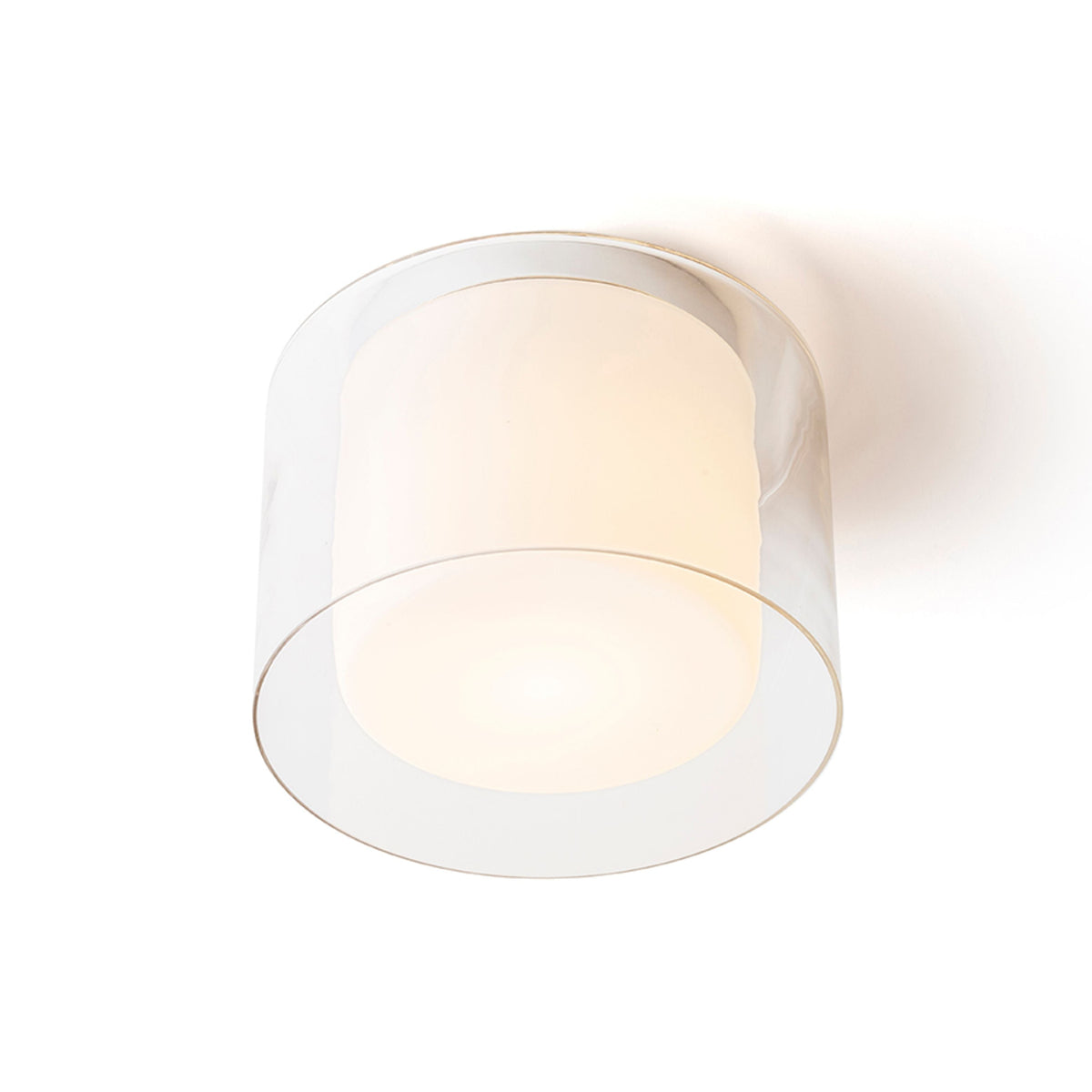 VENICE 23 | taklampe til bad | E27 | dobbelt glass 23 cm | IP44 | med eller uten lyskilde