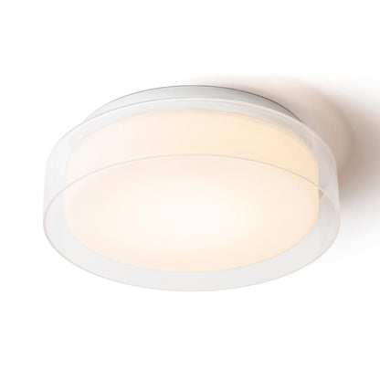 VENICE LED 30 | plafondlamp badkamer | 12W 900lm 3000K | dubbel glas 30 cm | IP44