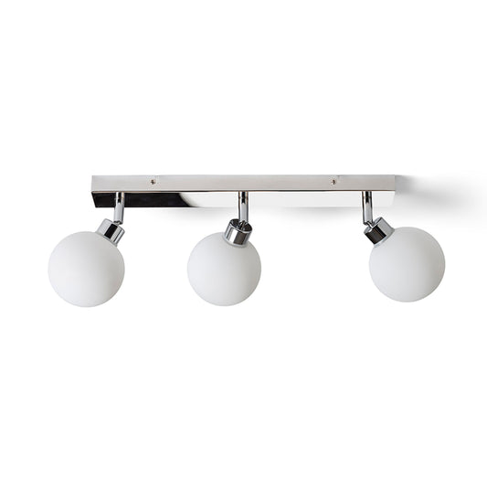 BOLLY III | wandlamp en plafondlamp met 3 opaalglazen bollen | G9 | IP44 badkamer | met of zonder lichtbron