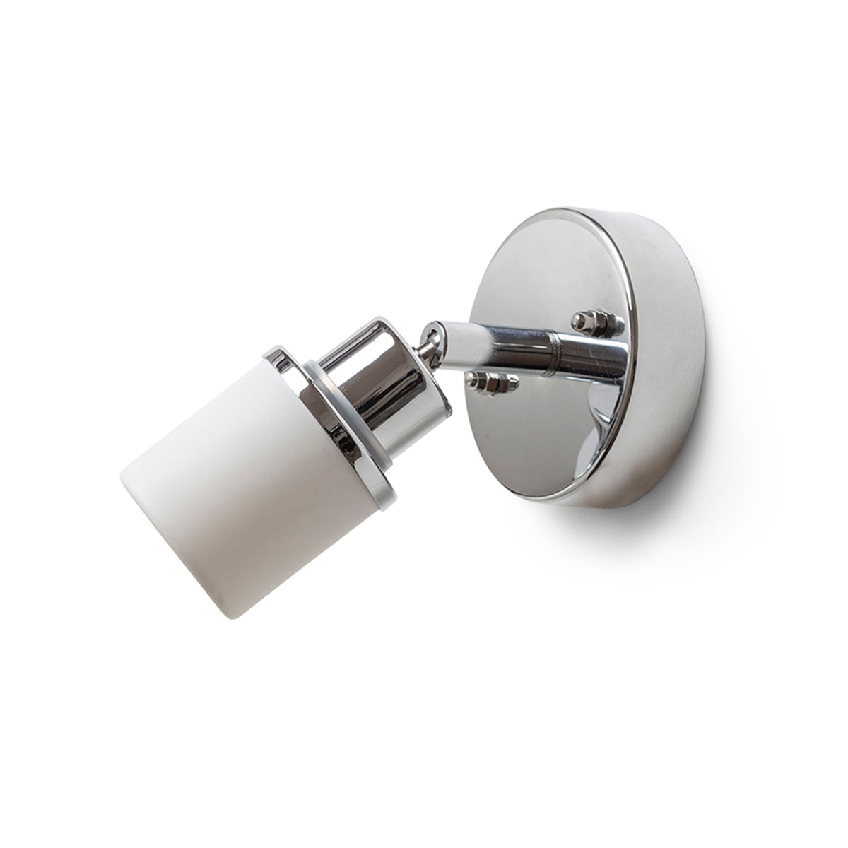 LINN I | tilt-adjustable wall lamp with opal glass | G9 | IP44 bathroom | with or without light source