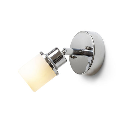 LINN I | tilt-adjustable wall lamp with opal glass | G9 | IP44 bathroom | with or without light source