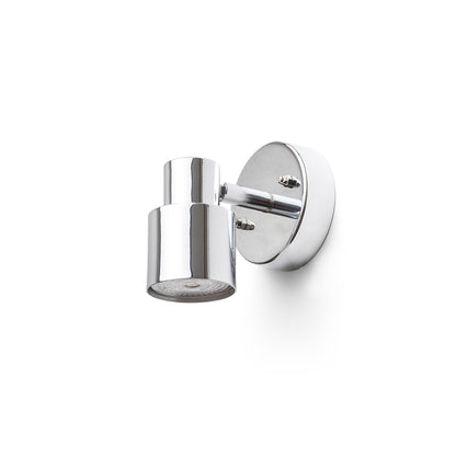 VALTO I | tiltable wall spotlight | GU10 | IP44 bathroom | chrome | with or without bulb