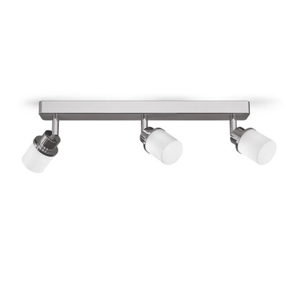 LINN III | wall lamp and ceiling lamp with 3 opal glass shades | G9 | IP44 bathroom | with or without light source
