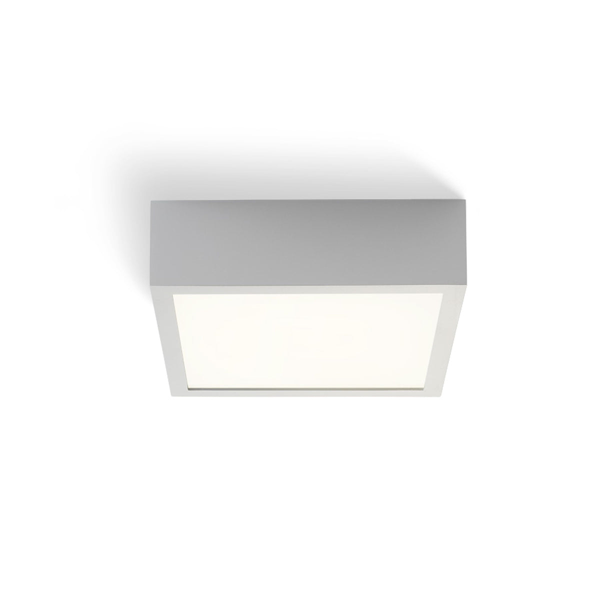 STRUCTURAL LED 20x20 | vierkant opbouwpaneel | LED 12W 900lm 3000K | 20 x 20 cm | wit of aluminium