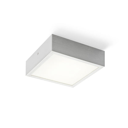 STRUCTURAL LED 20x20 | vierkant opbouwpaneel | LED 12W 900lm 3000K | 20 x 20 cm | wit of aluminium
