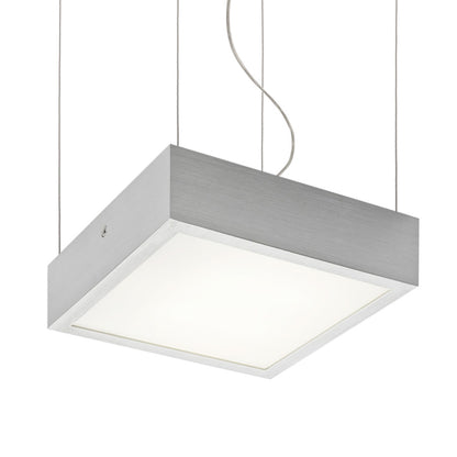 STRUCTURAL LED 20x20 | hanglamp | geintegreerde LED 12W | vierkant aluminium 20 cm
