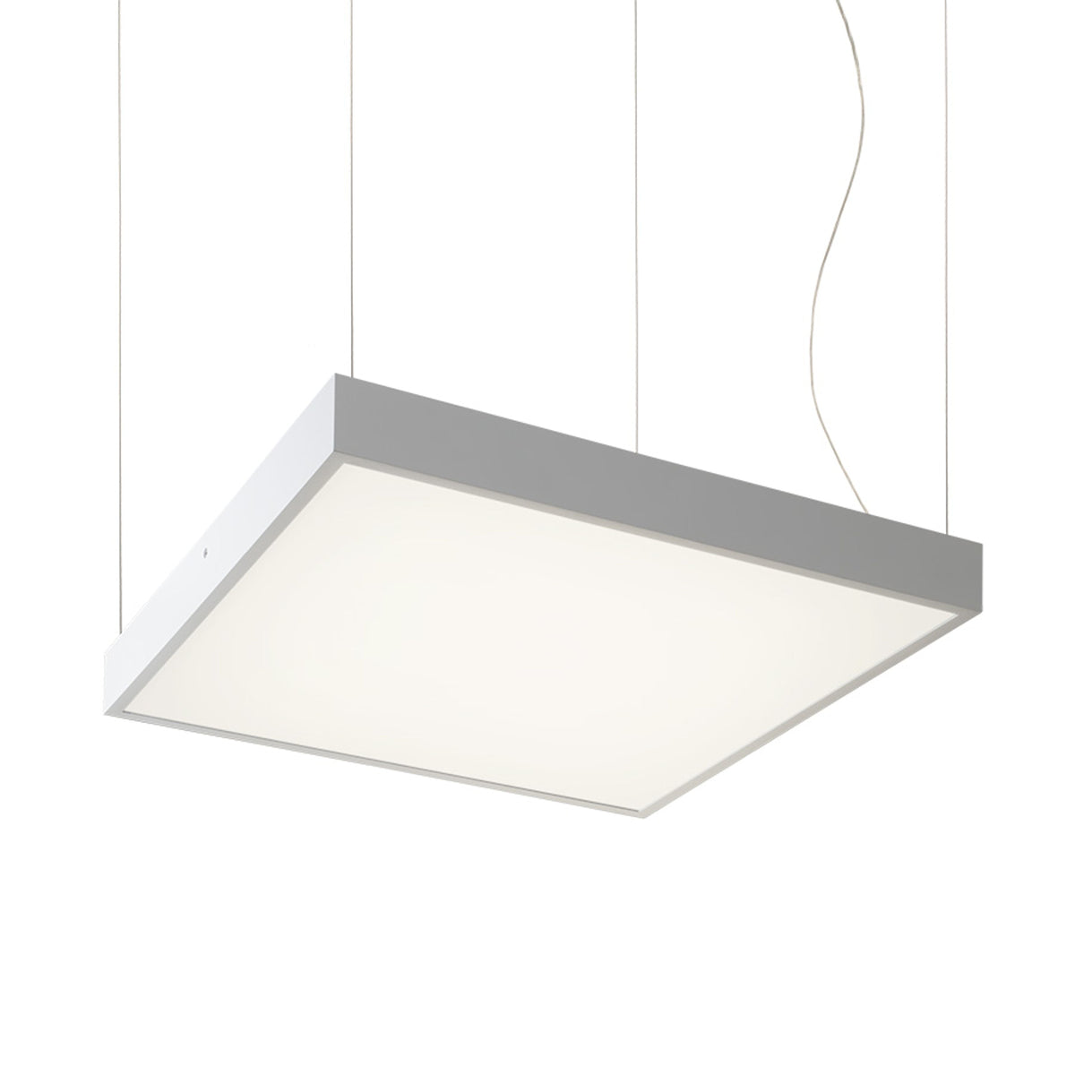 STRUCTURAL LED 55x55 | hanglamp | geintegreerde LED 48W | vierkant aluminium 55 cm