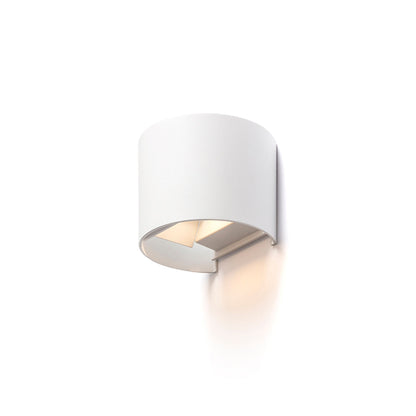 TITO R DIMM | dimmable round outdoor wall light up-down | LED 3W 500lm 3000K | IP65 | white