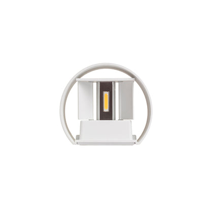 TITO R DIMM | dimmable round outdoor wall light up-down | LED 3W 500lm 3000K | IP65 | white