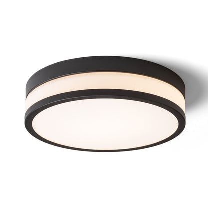 CIRA 35 | taklampe til bad | LED 24W 1700lm 3000K | opalglass 35 cm | IP44 | krom eller svart