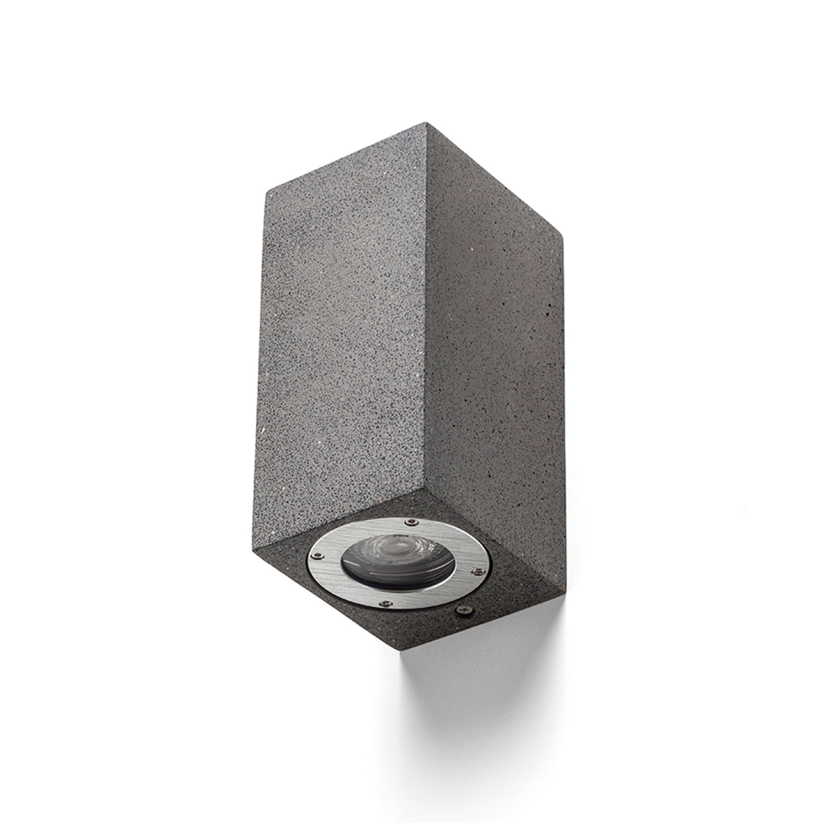 KANE II | betonnen buiten wandlamp up-down | 2x GU10 | IP65 | donker graniet | met of zonder lichtbron