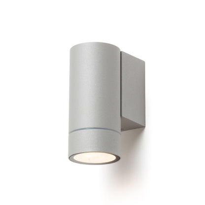 MIZZI NEW I | buiten wandlamp | GU10 | IP65 | zilvergrijs | met of zonder lichtbron