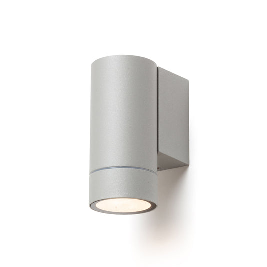 MIZZI NEW I | lampada da parete per esterni | GU10 | IP65 | grigio argento | con o senza sorgente luminosa