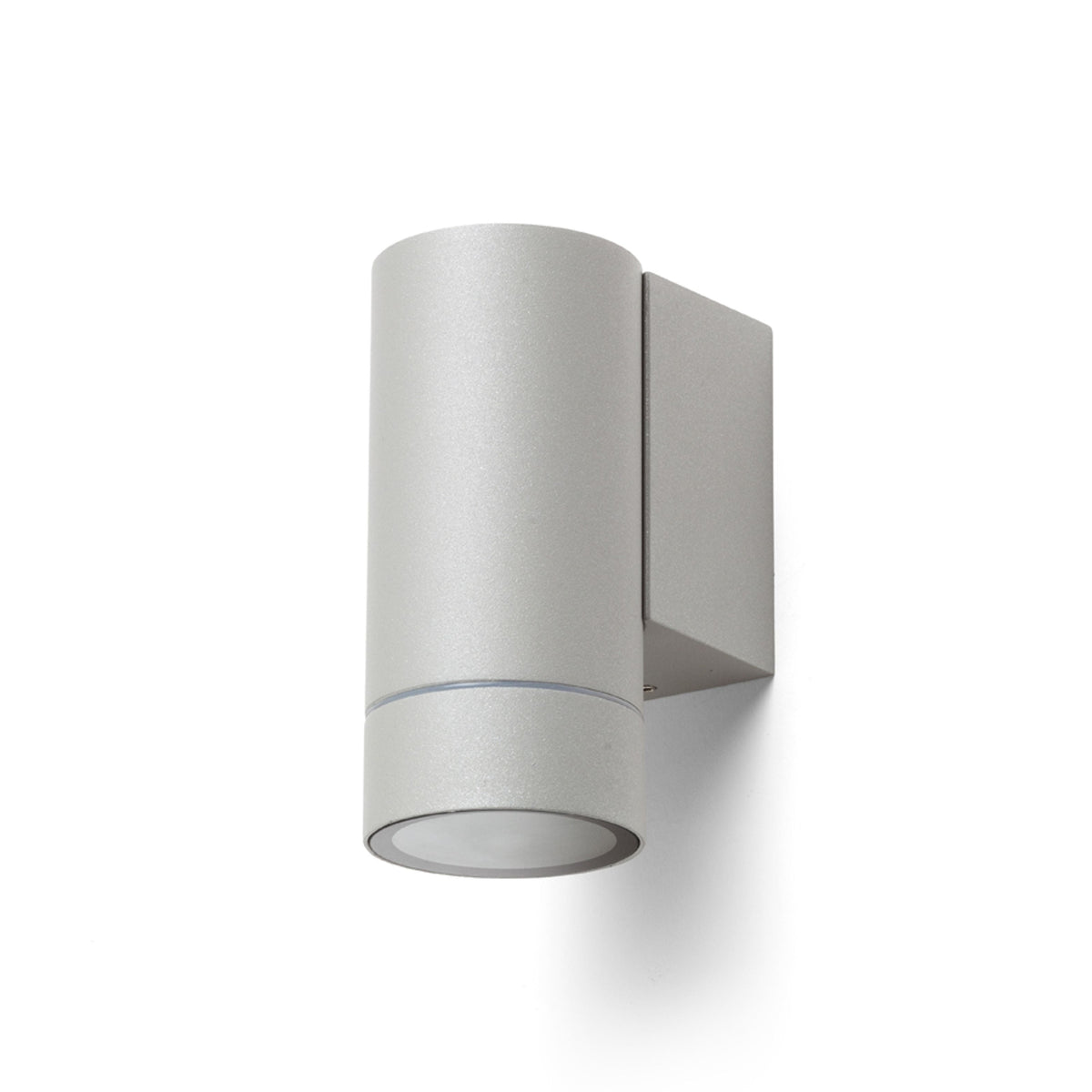 MIZZI NEW I | buiten wandlamp | GU10 | IP65 | zilvergrijs | met of zonder lichtbron