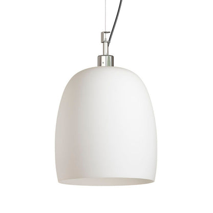COROA NEW 28 | skleněné závěsné svítidlo 28 cm | E27 | opálové nebo černé sklo | se světelným zdrojem nebo bez něj