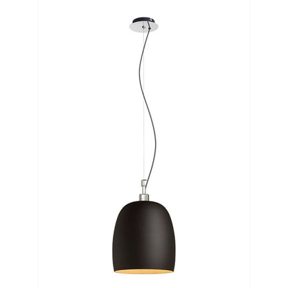 COROA NEW 28 | skleněné závěsné svítidlo 28 cm | E27 | opálové nebo černé sklo | se světelným zdrojem nebo bez něj