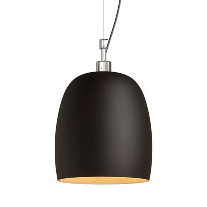 COROA NEW 28 | skleněné závěsné svítidlo 28 cm | E27 | opálové nebo černé sklo | se světelným zdrojem nebo bez něj