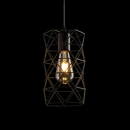 ILUSIA | draadhanglamp | E27 | zwart | met of zonder lichtbron