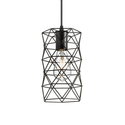 ILUSIA | draadhanglamp | E27 | zwart | met of zonder lichtbron