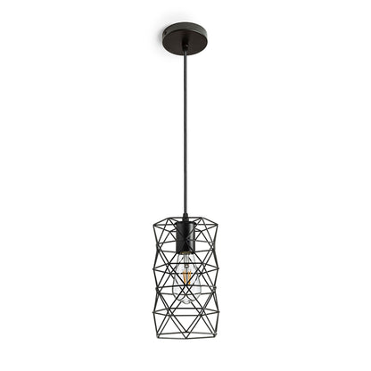 ILUSIA | draadhanglamp | E27 | zwart | met of zonder lichtbron