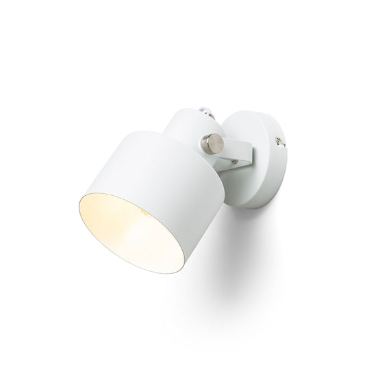 CELEIA utenpåliggende lampe | sylinderreflektor som kan dreies | E27 | 2 farger | med eller uten lyskilde