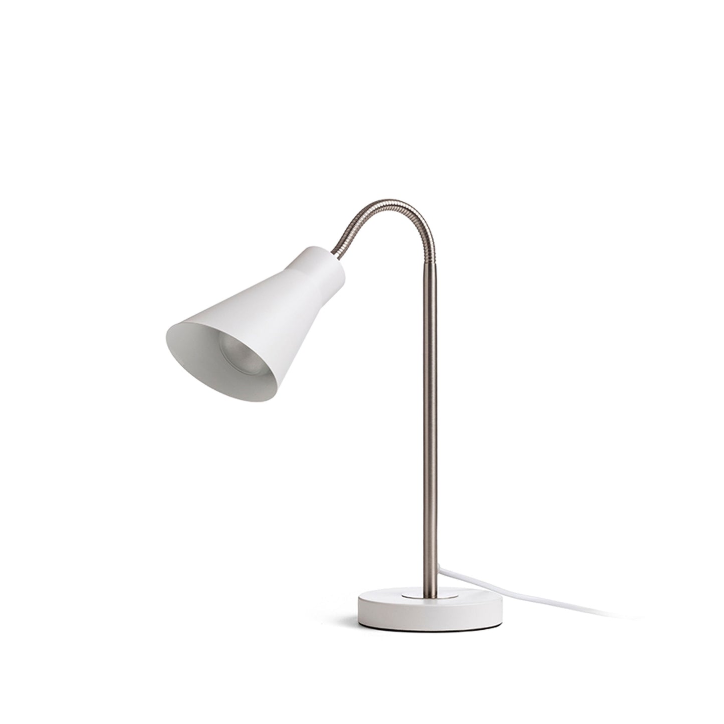 ANIKA | metalen bureaulamp met zwanenhals | E27 max 15W | 40 cm | 2 kleuren