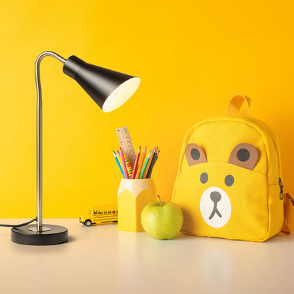 ANIKA | metalen bureaulamp met zwanenhals | E27 max 15W | 40 cm | 2 kleuren