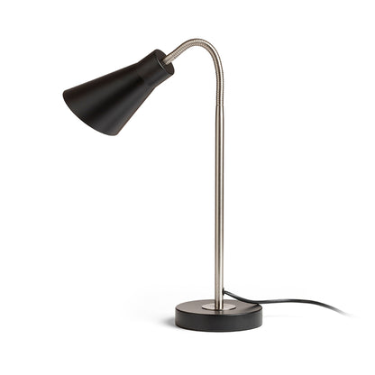 ANIKA | metalen bureaulamp met zwanenhals | E27 max 15W | 40 cm | 2 kleuren