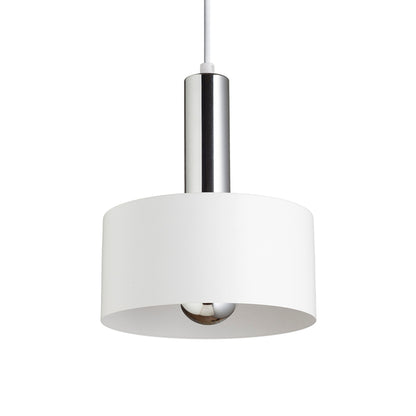 GIULIA 20 | metalen hanglamp 20 cm | E27 | wit of zwart met messing | met of zonder lichtbron