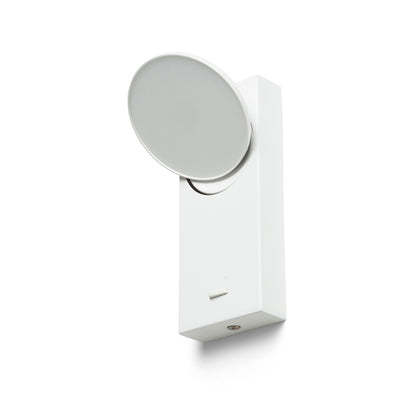 ELISEO | LED wandlamp met draaibare schaalreflector | met schakelaar | wit of zwart