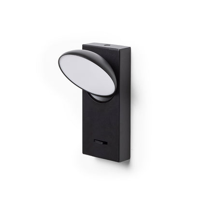 ELISEO | LED wandlamp met draaibare schaalreflector | met schakelaar | wit of zwart