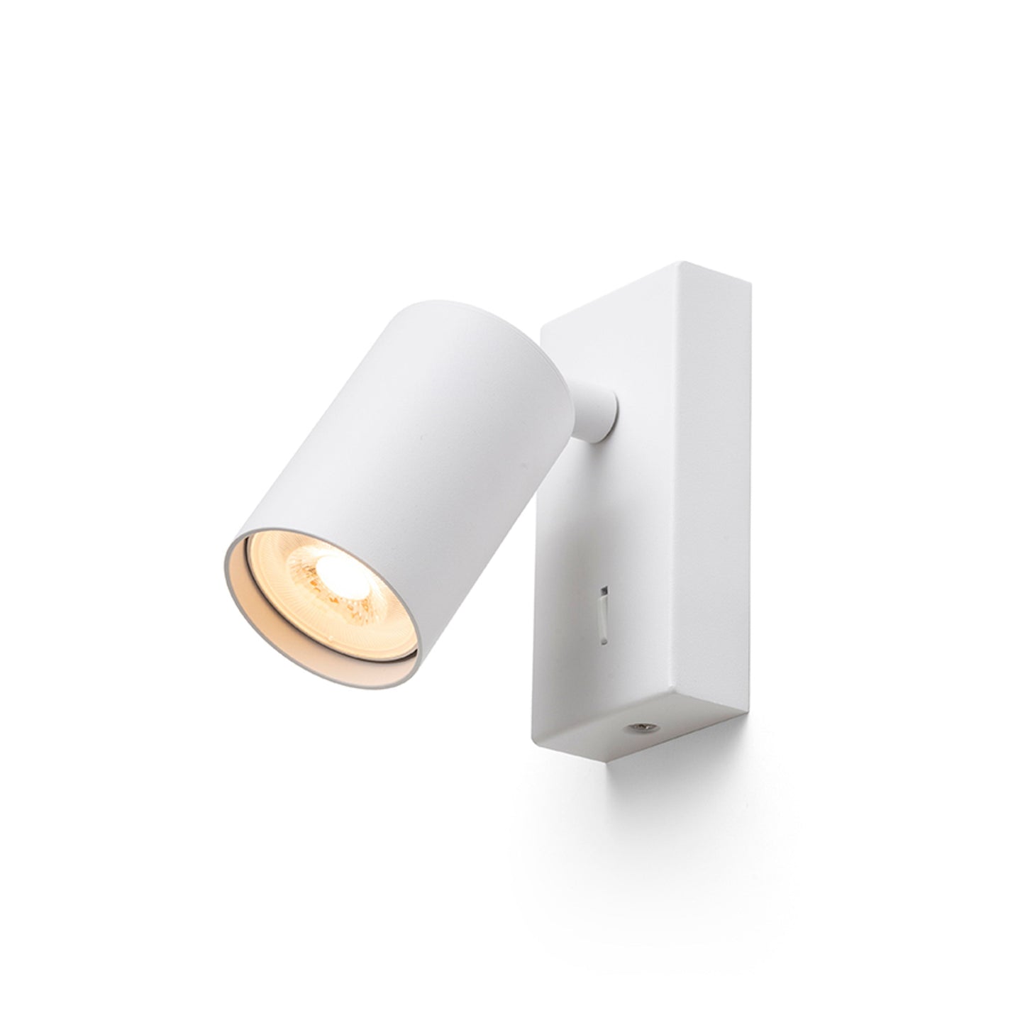 DUDE | wandspot met schakelaar | GU10, wit of zwart